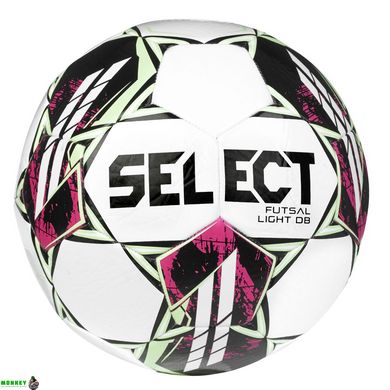 М'яч футзальний Select FUTSAL LIGHT DB v22 біло-зелений Уні 4