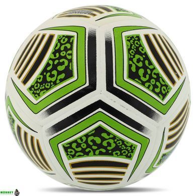 Мяч футбольный HIBRED SOCCER STAR FB-5463 №5 PU белый-зеленый