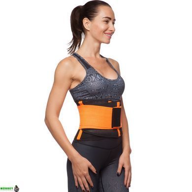 Пояс для коррекции фигуры Экстрим Пауэр Белт (extreme Power belt) Hot Shapers 6606-2 Оранжевый S-M (105x23см) (сетка, р-р,) 9111