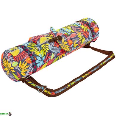 Сумка для йога килимка FODOKO Yoga bag SP-Sport FI-6972-4 червоно-жовтий