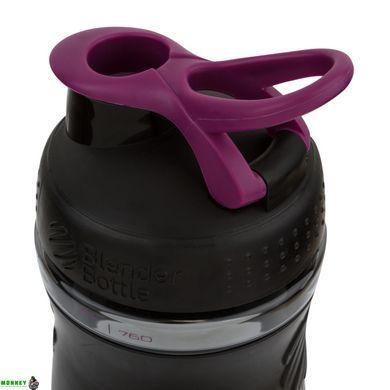 Спортивна пляшка-шейкер BlenderBottle SportMixer 28oz/820ml Black/Plum (ORIGINAL)