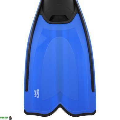 Ласты детские с закрытой пяткой MadWave Vector II junior M064004 Синий 3XS размер