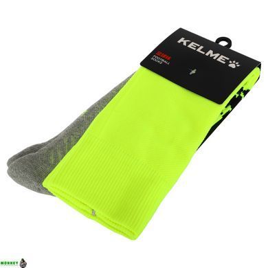 Гетры футбольные мужские KELME LIGA K15Z908-9933 Салатовый L-42-44 (нейлон, хлопок, спандекс, салатовый)
