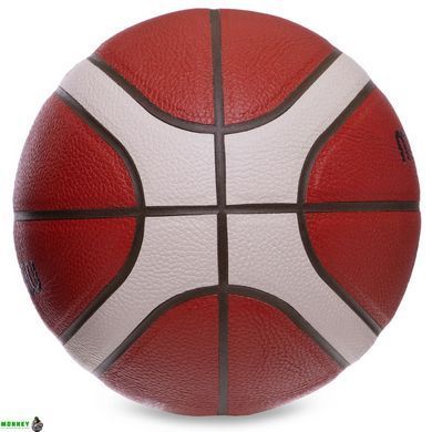 М'яч баскетбольний Composite Leather MOLTEN FIBA ​​APPROVED B7G4500 №7 коричневий