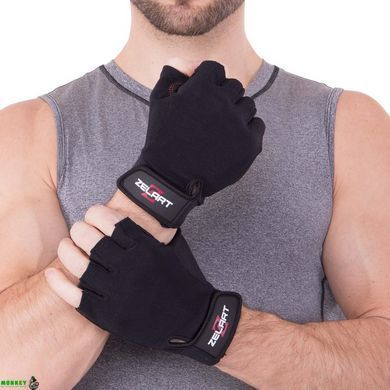Перчатки для фитнеса и тренировок Zelart SB-161575 Черный L черный