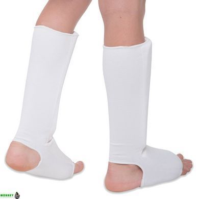 Защита голени и стопы ZELART MATSA MA-0007 L (16-18 лет) XXS-XL белый