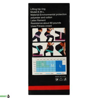 Гумки для фітнесу набір LOOP BandS SP-Sport FI-1725 3шт