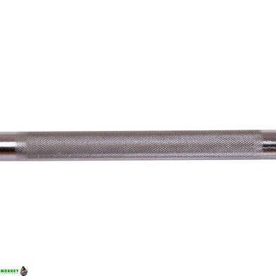 Гриф для штанги Классический прямой Zelart TA-5724 длина 1,52м диаметр 25мм вес 5,9кг