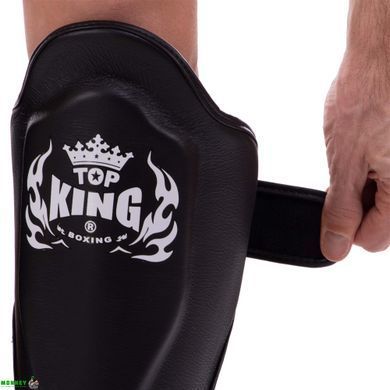 Защита голени и стопы для единоборств TOP KING Pro TKSGP-GL Черный S