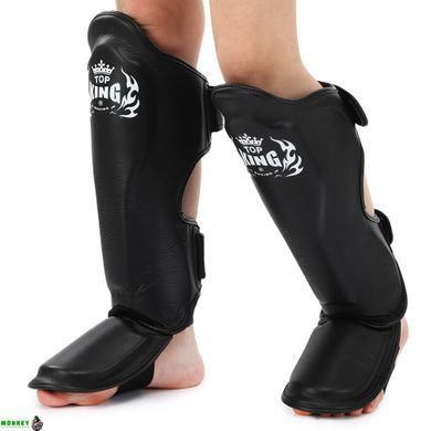 Защита голени и стопы для единоборств TOP KING Pro TKSGP-GL Черный S