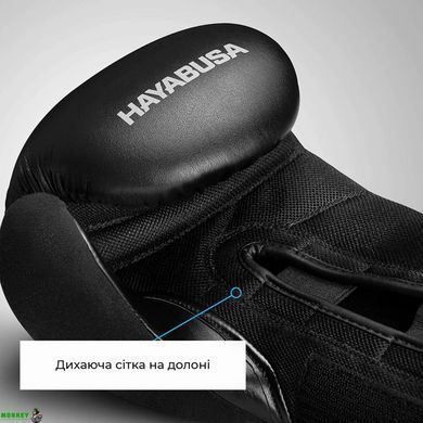 Боксерські рукавиці Hayabusa S4 - Чорні 14oz (Original) Шкіра