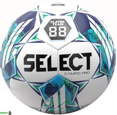 Мяч футбольный Select FB Campo PRO v23 бело-зеленый