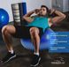 Мяч для фитнеса PowerPlay 4003 65 см Лиловый + насос