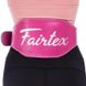 Пояс атлетичний шкіряний FAIRTEX 165086 ширина-15см розмір-S-XL розовый
