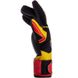 Перчатки вратарские BARCELONA BALLONSTAR FB-2374-01 размер 8-10 черный-красный-желтый