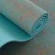 Коврик для йоги Льняной (Yoga mat) SP-Sport FI-2441 Синий размер 185x62x0,6см