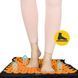 Коврик акупунктурный с валиком 4FIZJO Аппликатор Кузнецова 128 x 48 см 4FJ0049 Black/Orange