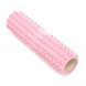 Массажный ролик Cornix EVA 45 x 14 см (валик, роллер) XR-0336 Light Pink