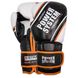 Боксерські рукавички PowerSystem PS 5006 Contender Black/Orange Line 16 унцій