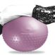 М'яч для фітнесу PowerPlay 4003 65 см Ліловий + насос