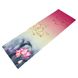 Коврик для йоги Льняной (Yoga mat) Record FI-7157-4 размер 183x61x0,3см принт Лотос