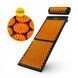 Коврик акупунктурный с валиком 4FIZJO Аппликатор Кузнецова 128 x 48 см 4FJ0049 Black/Orange