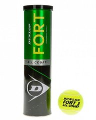 М'ячі для тенісу Dunlop Fort TS 4B метал банка