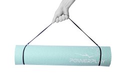 Коврик для фітнесу та йоги PowerPlay 4010 (183*61*0.6) М'ятний