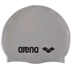 Шапка для плавания Arena CLASSIC SILICONE серебристый Уни OSFM