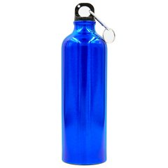 Бутылка для воды алюминиевая с карабином SP-Planeta 750 мл L-750 (цвета в ассортименте)