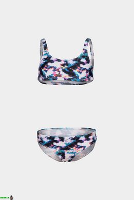 Купальник для девочек Arena TIE AND DYE BIKINI TOP белый, синий, мультиколор Дет 116см