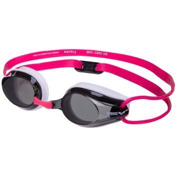 Окуляри для плавання ARENA TRACKS FUCHSIA AR92341-95 белый-серый-розовый