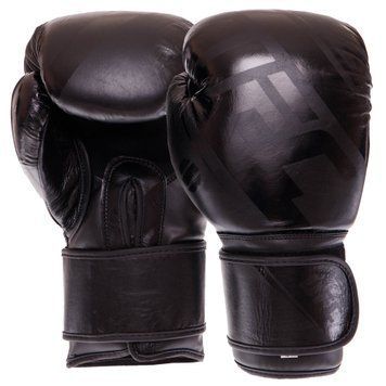 Рукавички боксерські RUSH UCF BO-0574 Чорний 10 унції