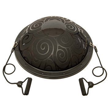 Напівсфера для фітнесу з еспандерами BOSU SPOINT FI-1926 Чорний