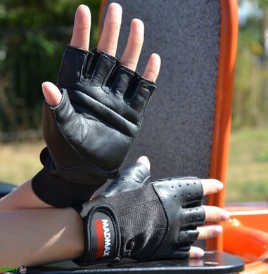 Перчатки для фитнеса MadMax MFG-248 Clasic Exclusive Black L
