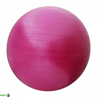М'яч для фітнесу (фітбол) SportVida 65 см Anti-Burst SV-HK0289 Pink