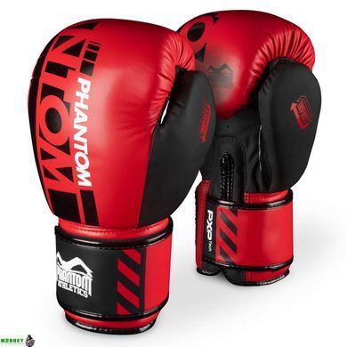 Боксерские перчатки Phantom APEX Red 10 унций (Бинты 4м. в подарок)