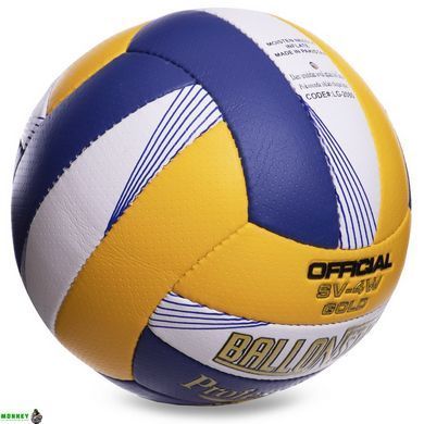 Мяч волейбольный PU BALLONSTAR LG-2080 (PU, №5, 3 слоя, сшит вручную)