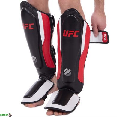 Захист гомілки та стопи для єдиноборств UFC PRO Training UHK-69980 L-XL червоний-чорний