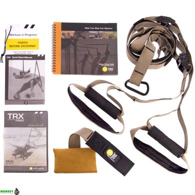 Тренувальні підвісні петлі TRX Force Training Kit FI-3722-01 1,5м хакі