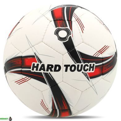 М'яч для футзалу HARD TOUCH FB-5042 Білий червоний №4