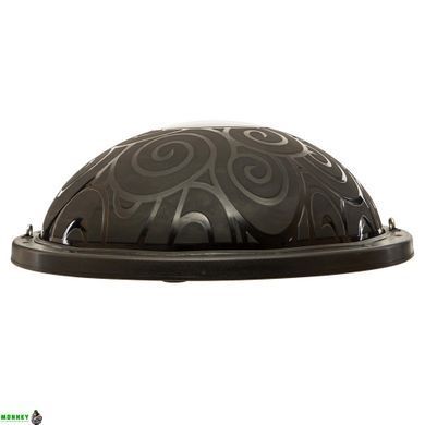 Полусфера для фитнеса с эспандерами BOSU SPOINT FI-1926 Черный