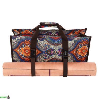Сумка для фітнесу та йоги SP-Sport DoYourYoga Yoga bag FI-6971-1 сірий-помаранчевий