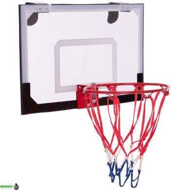 Мини-щит баскетбольный с кольцом и сеткой SP-Sport S011