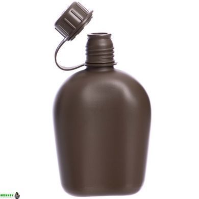 Фляга с котелком V-1л в чехле SP-Sport TY-4834 Хаки (пластик, чехол)