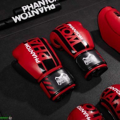 Боксерские перчатки Phantom APEX Red 10 унций (Бинты 4м. в подарок)