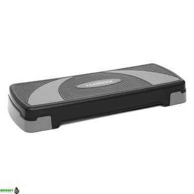 Степ-платформа 3-ступенчатая Cornix 78 х 29 х 10-20 см XR-0184 Black/Grey