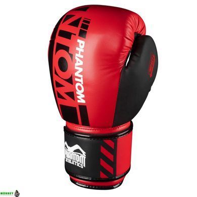 Боксерские перчатки Phantom APEX Red 10 унций (Бинты 4м. в подарок)