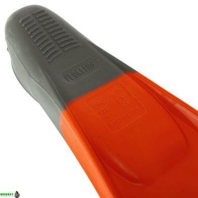 Ласты с закрытой пяткой MadWave M074605307W (резина, размер 36-37, оранжевый)