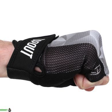 Рукавички спортивні TAPOUT SB168504 Чорно-сірий M